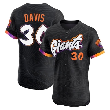 Anthracite Elite Chili Davis Men's San Francisco Giants 2025 City Connect Jersey