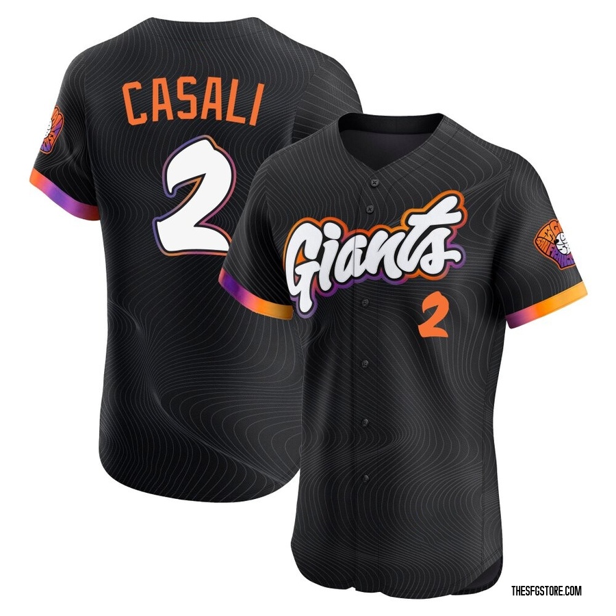 Anthracite Elite Curt Casali Men's San Francisco Giants 2025 City Connect Jersey