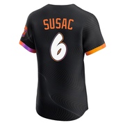 Anthracite Elite Daniel Susac Men's San Francisco Giants 2025 City Connect Jersey