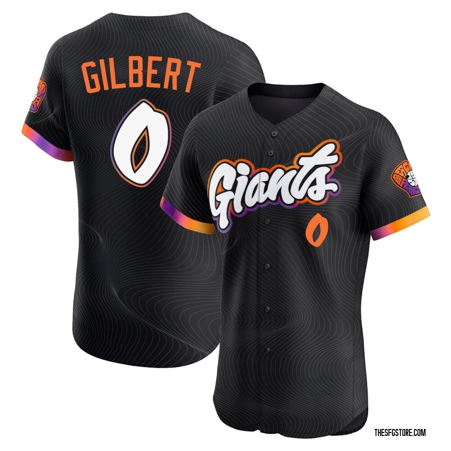 Anthracite Elite Drew Gilbert Men's San Francisco Giants 2025 City Connect Jersey