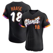 Anthracite Elite Eric Haase Men's San Francisco Giants 2025 City Connect Jersey