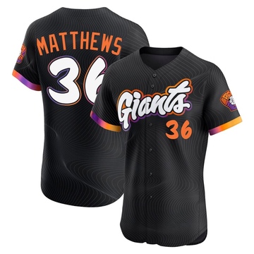 Anthracite Elite Gary Matthews Men's San Francisco Giants 2025 City Connect Jersey