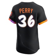 Anthracite Elite Gaylord Perry Men's San Francisco Giants 2025 City Connect Jersey
