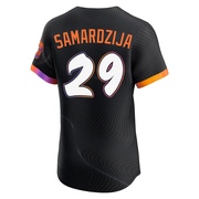 Anthracite Elite Jeff Samardzija Men's San Francisco Giants 2025 City Connect Jersey