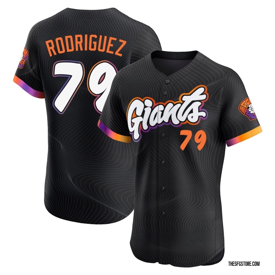 Anthracite Elite Jesus Rodriguez Men's San Francisco Giants 2025 City Connect Jersey