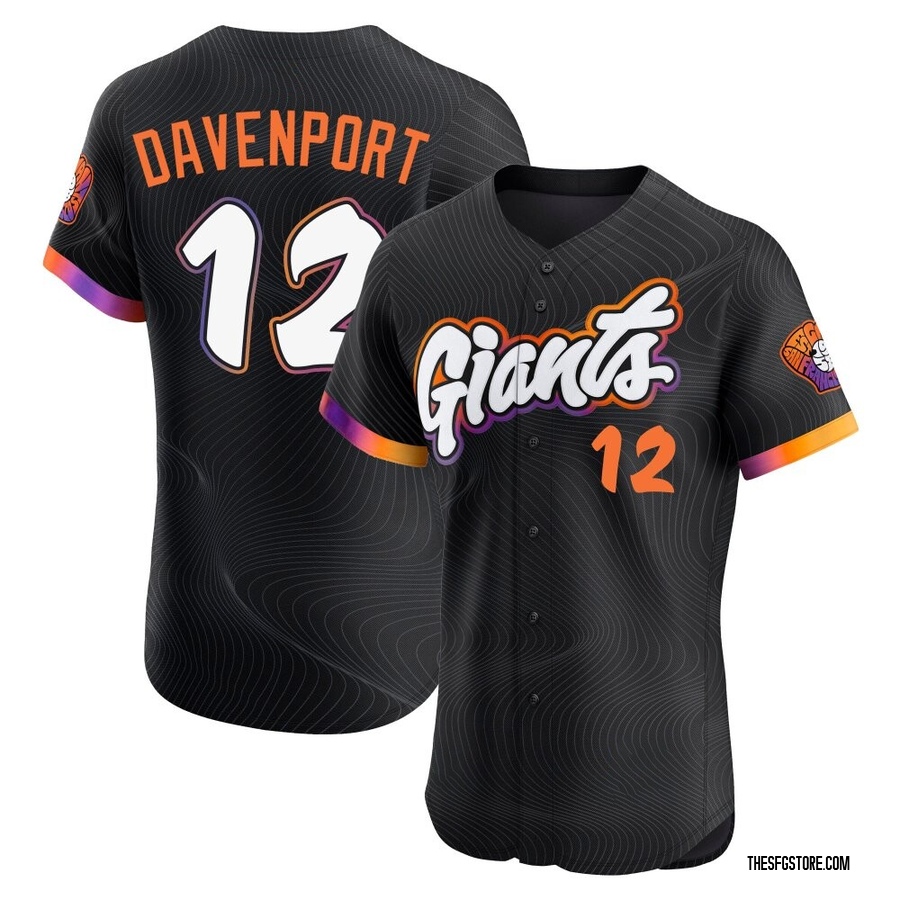 Anthracite Elite Jim Davenport Men's San Francisco Giants 2025 City Connect Jersey