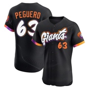 Anthracite Elite Joel Peguero Men's San Francisco Giants 2025 City Connect Jersey