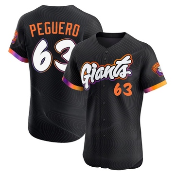 Anthracite Elite Joel Peguero Men's San Francisco Giants 2025 City Connect Jersey