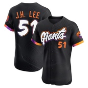 Anthracite Elite Jung Hoo Lee Men's San Francisco Giants 2025 City Connect Jersey