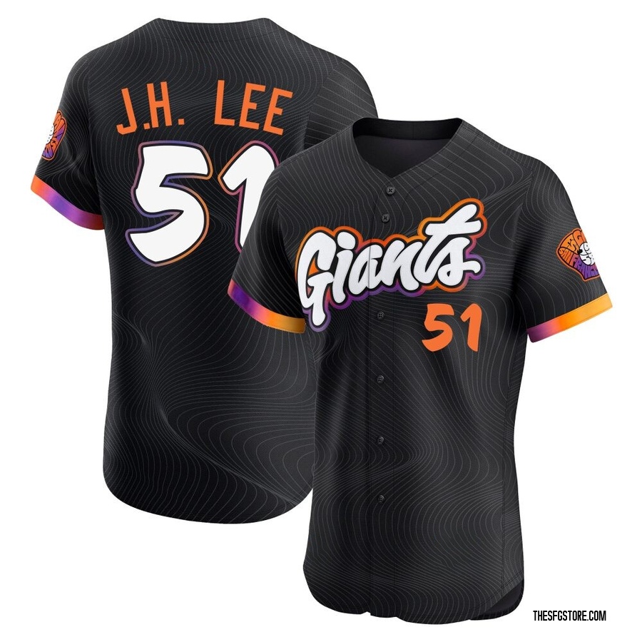 Anthracite Elite Jung Hoo Lee Men's San Francisco Giants 2025 City Connect Jersey