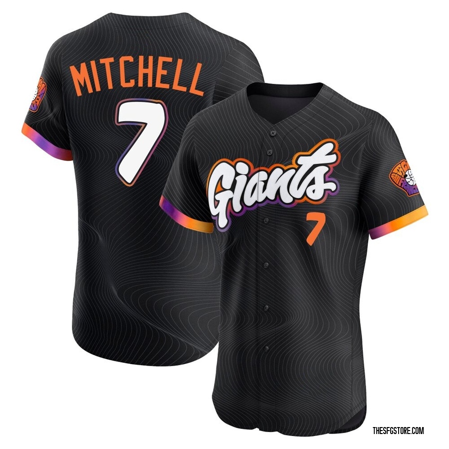 Anthracite Elite Kevin Mitchell Men's San Francisco Giants 2025 City Connect Jersey