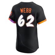 Anthracite Elite Logan Webb Men's San Francisco Giants 2025 City Connect Jersey