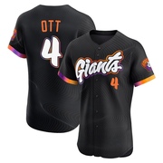 Anthracite Elite Mel Ott Men's San Francisco Giants 2025 City Connect Jersey