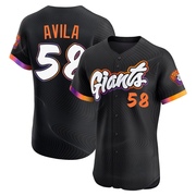 Anthracite Elite Nick Avila Men's San Francisco Giants 2025 City Connect Jersey