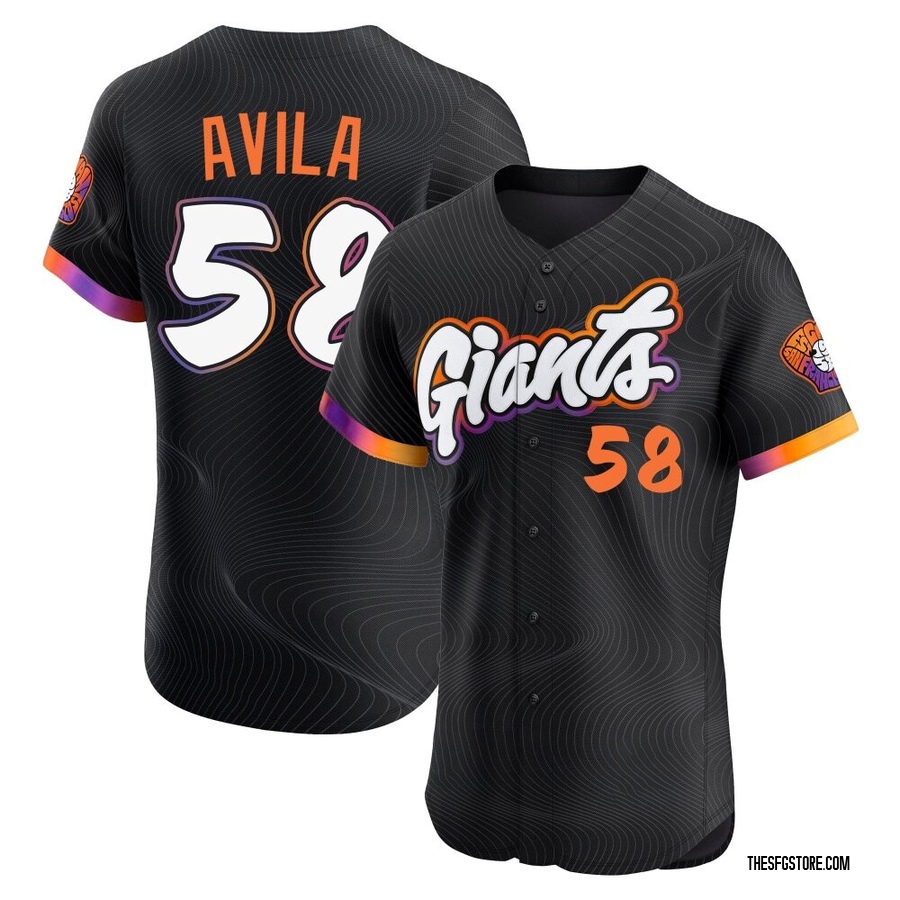 Anthracite Elite Nick Avila Men's San Francisco Giants 2025 City Connect Jersey