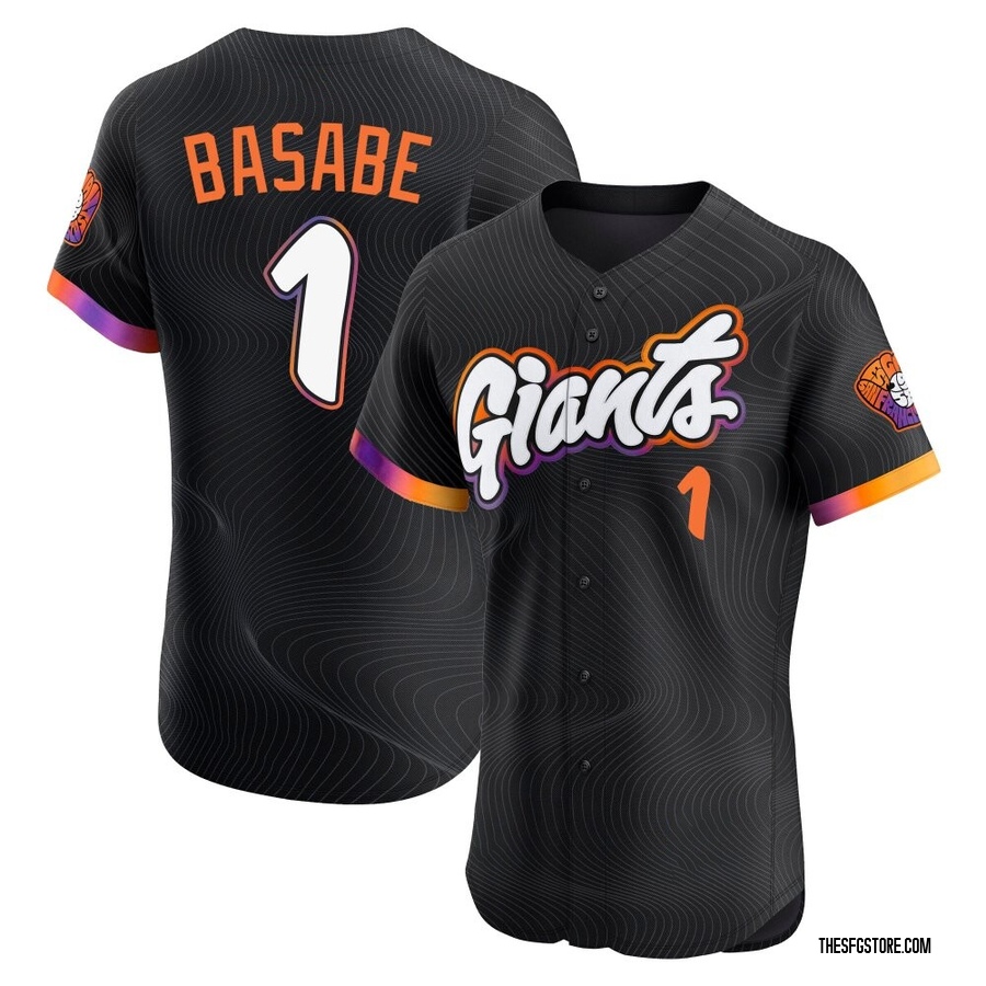 Anthracite Elite Osleivis Basabe Men's San Francisco Giants 2025 City Connect Jersey