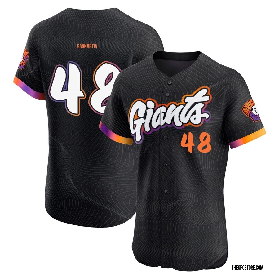 Anthracite Elite Reiver Sanmartin Men's San Francisco Giants 2025 City Connect Jersey