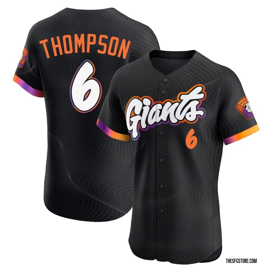 Anthracite Elite Robby Thompson Men's San Francisco Giants 2025 City Connect Jersey