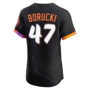 Anthracite Elite Ryan Borucki Men's San Francisco Giants 2025 City Connect Jersey