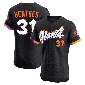Anthracite Elite Sam Hentges Men's San Francisco Giants 2025 City Connect Jersey