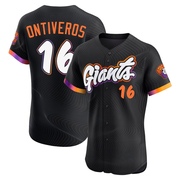 Anthracite Elite Steve Ontiveros Men's San Francisco Giants 2025 City Connect Jersey