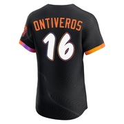 Anthracite Elite Steve Ontiveros Men's San Francisco Giants 2025 City Connect Jersey
