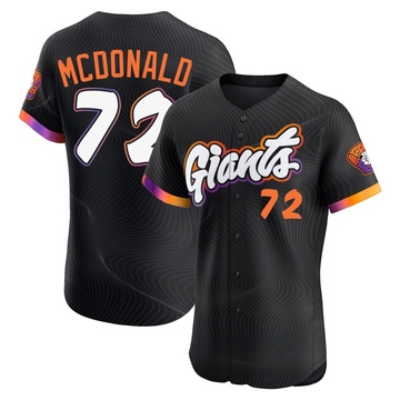 Anthracite Elite Trevor McDonald Men's San Francisco Giants 2025 City Connect Jersey
