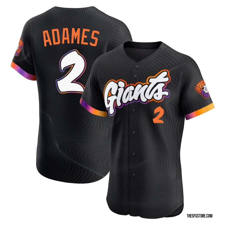 Anthracite Elite Willy Adames Men's San Francisco Giants 2025 City Connect Jersey