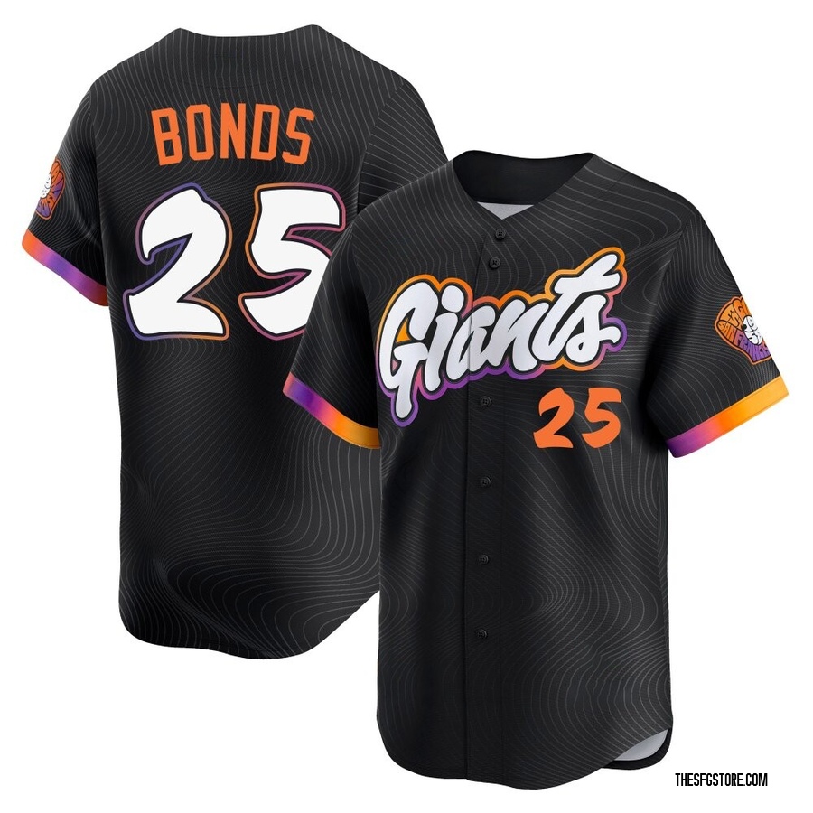 Anthracite Limited Barry Bonds Youth San Francisco Giants 2025 City Connect Jersey