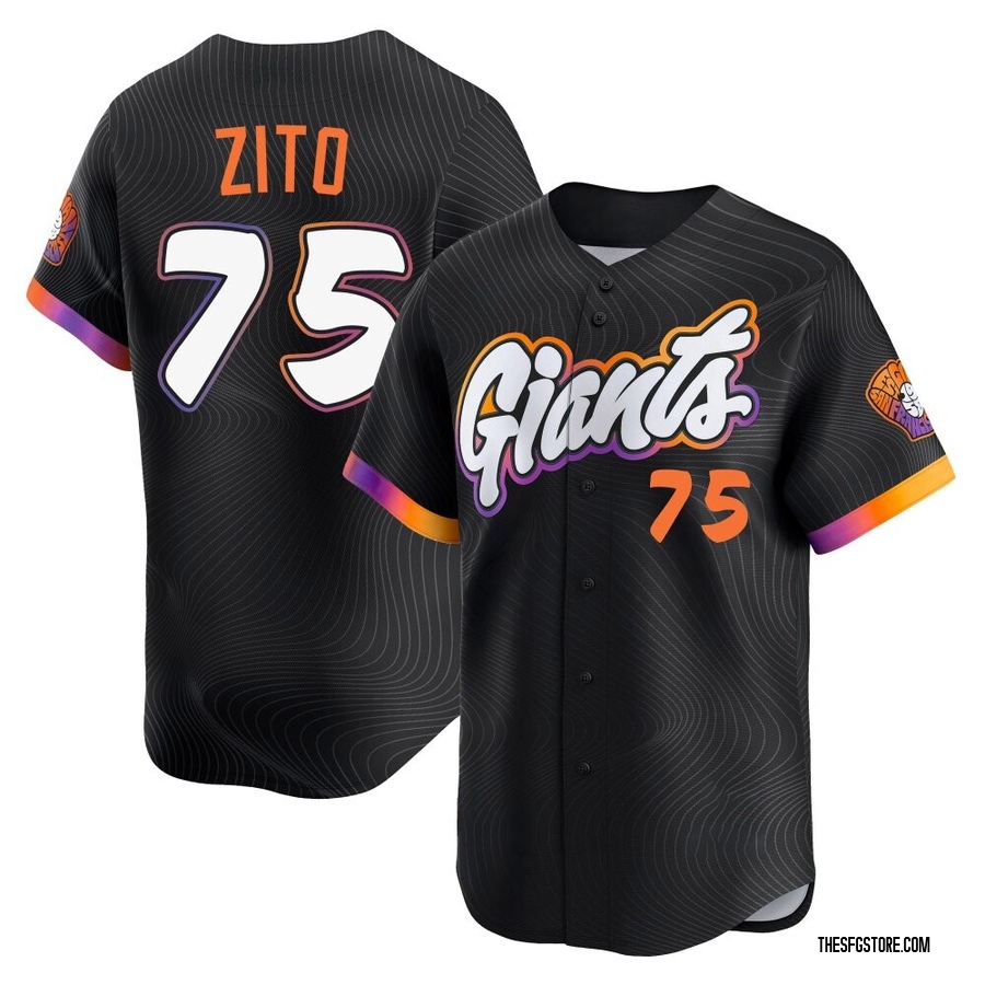 Anthracite Limited Barry Zito Men's San Francisco Giants 2025 City Connect Jersey