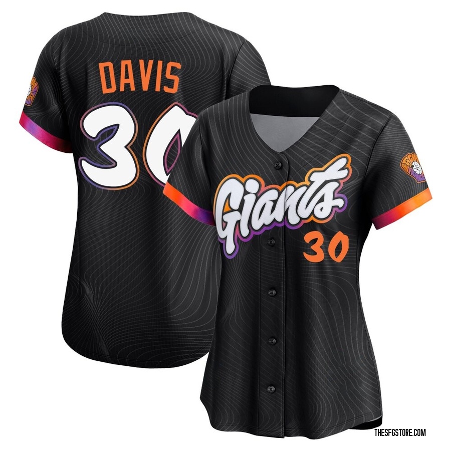 Anthracite Limited Chili Davis Women's San Francisco Giants 2025 City Connect Jersey