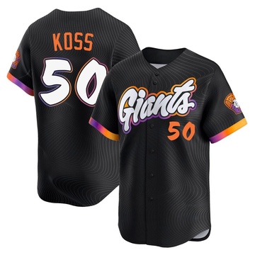 Anthracite Limited Christian Koss Youth San Francisco Giants 2025 City Connect Jersey