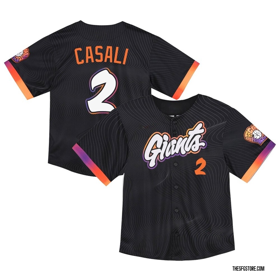 Anthracite Limited Curt Casali Toddler San Francisco Giants 2025 City Connect Jersey