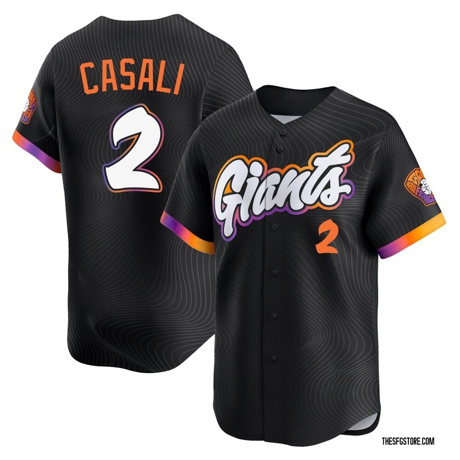 Anthracite Limited Curt Casali Youth San Francisco Giants 2025 City Connect Jersey