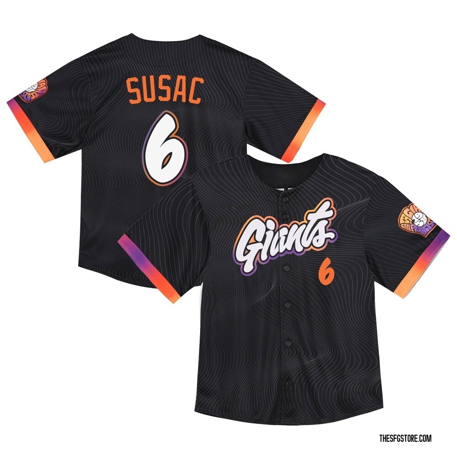Anthracite Limited Daniel Susac Toddler San Francisco Giants 2025 City Connect Jersey