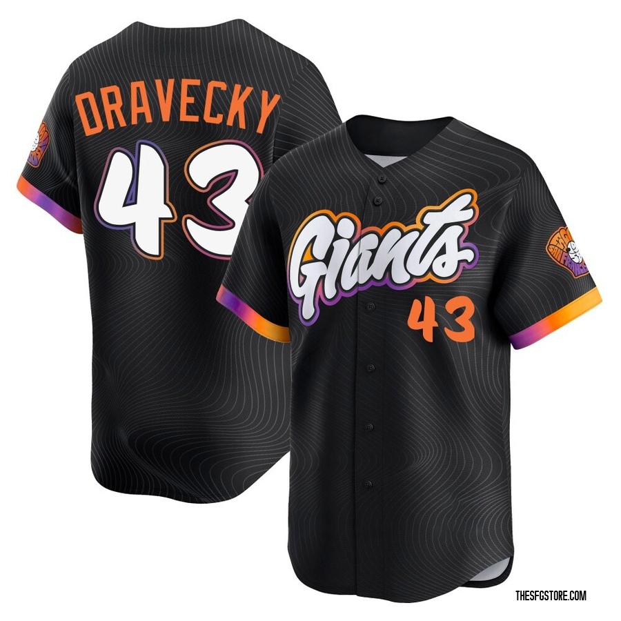 Anthracite Limited Dave Dravecky Men's San Francisco Giants 2025 City Connect Jersey