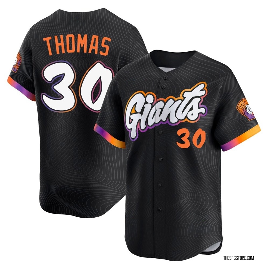 Anthracite Limited Derrel Thomas Men's San Francisco Giants 2025 City Connect Jersey