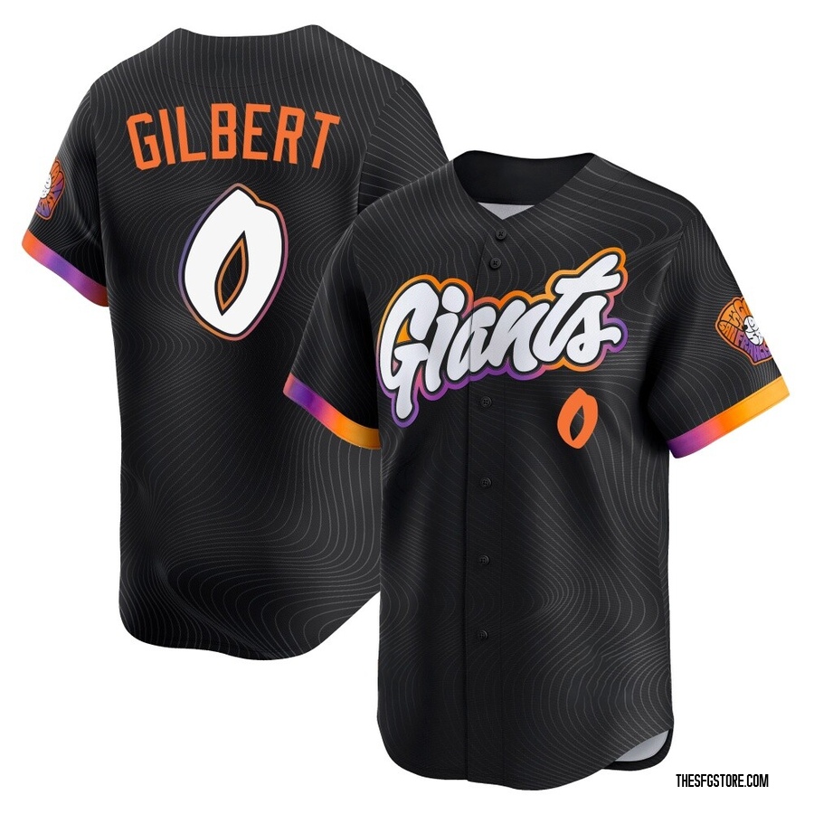Anthracite Limited Drew Gilbert Men's San Francisco Giants 2025 City Connect Jersey