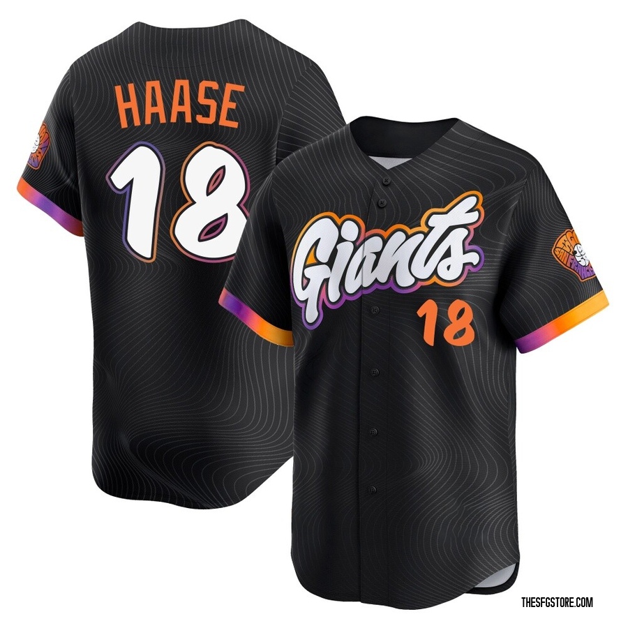 Anthracite Limited Eric Haase Men's San Francisco Giants 2025 City Connect Jersey