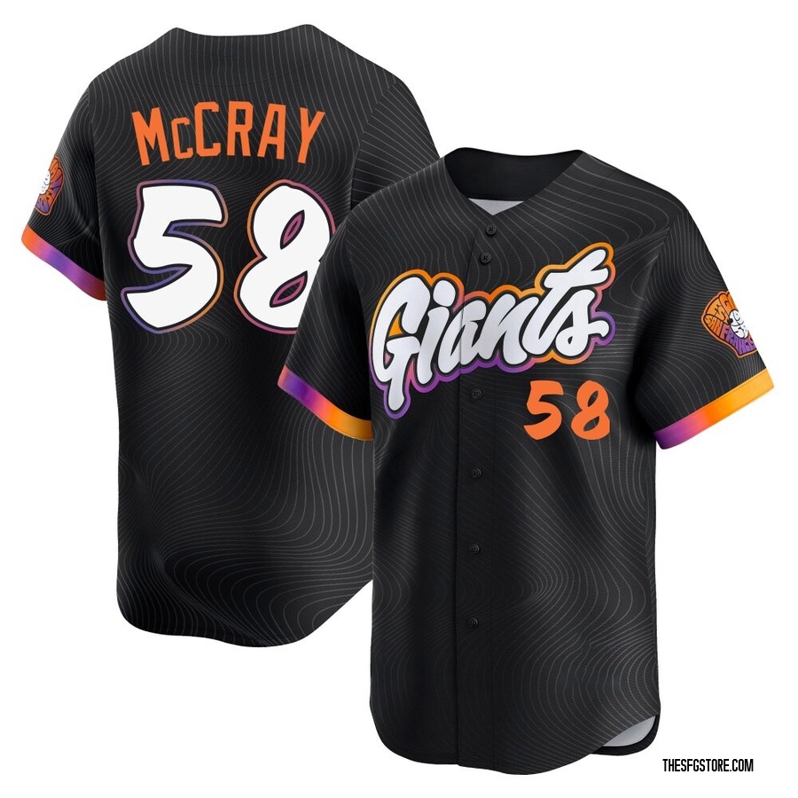 Anthracite Limited Grant McCray Men's San Francisco Giants 2025 City Connect Jersey