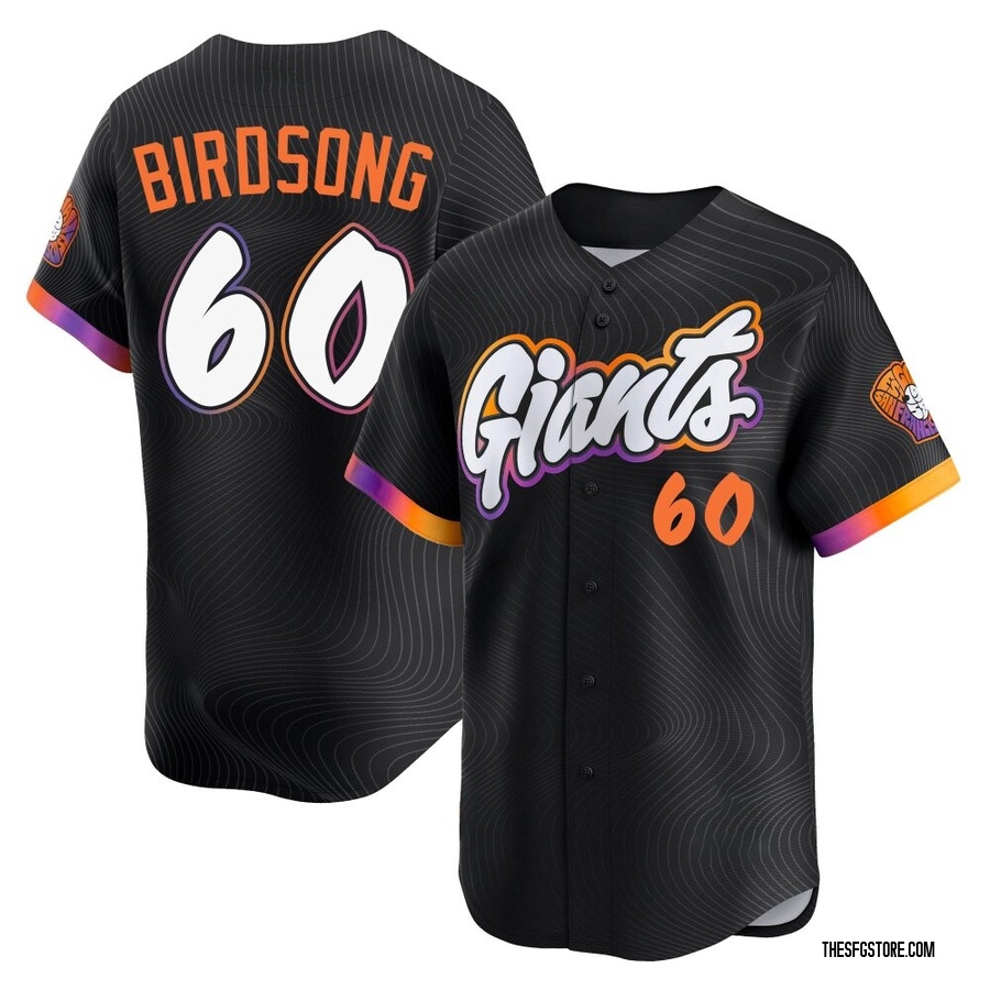 Anthracite Limited Hayden Birdsong Men's San Francisco Giants 2025 City Connect Jersey
