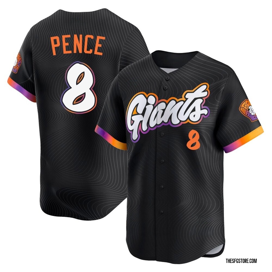 Anthracite Limited Hunter Pence Men's San Francisco Giants 2025 City Connect Jersey
