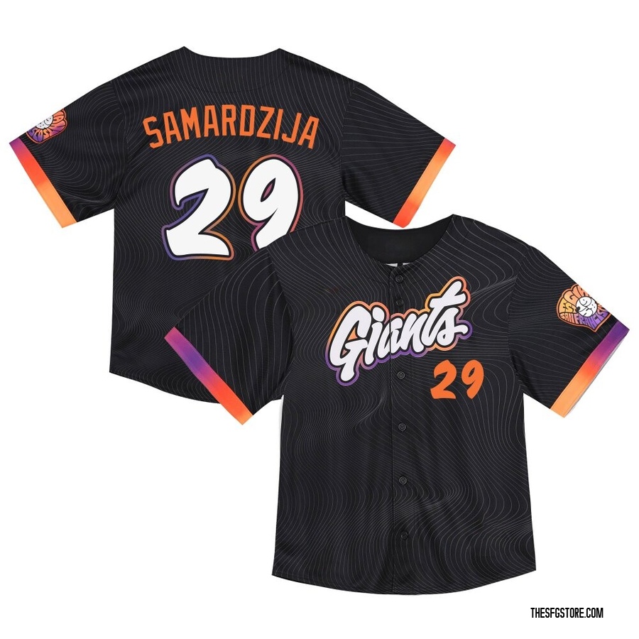 Anthracite Limited Jeff Samardzija Toddler San Francisco Giants 2025 City Connect Jersey