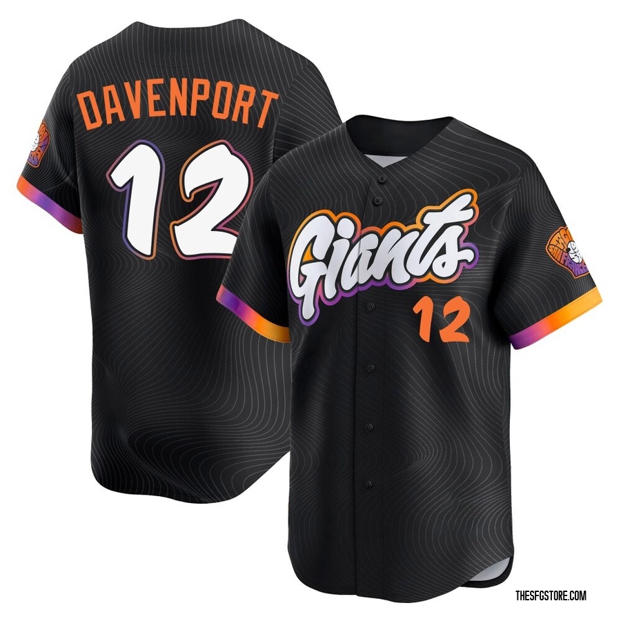 Anthracite Limited Jim Davenport Men's San Francisco Giants 2025 City Connect Jersey