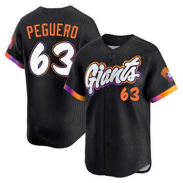Anthracite Limited Joel Peguero Youth San Francisco Giants 2025 City Connect Jersey