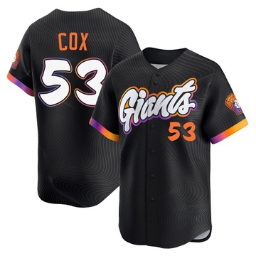 Anthracite Limited Jonah Cox Men's San Francisco Giants 2025 City Connect Jersey