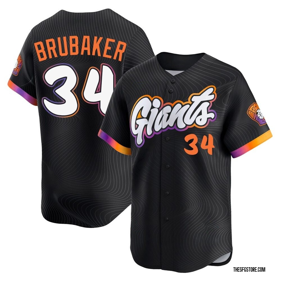 Anthracite Limited JT Brubaker Men's San Francisco Giants 2025 City Connect Jersey