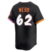 Anthracite Limited Logan Webb Youth San Francisco Giants 2025 City Connect Jersey