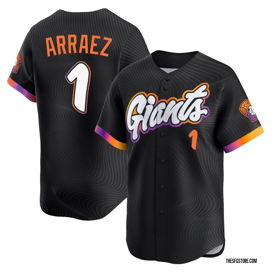 Anthracite Limited Luis Arraez Men's San Francisco Giants 2025 City Connect Jersey