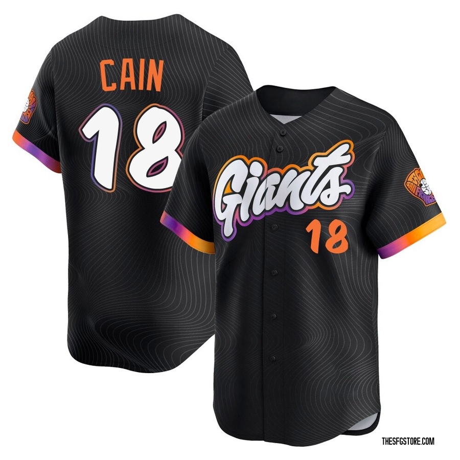 Anthracite Limited Matt Cain Men's San Francisco Giants 2025 City Connect Jersey